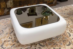 Vintage 1978 William Andrus for Steelcase Soft Seating White Square Coffee Table