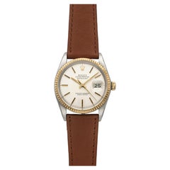 Rolex Datejust 16013 del 1979, bicolore, quadrante argento, automatico, 36 mm