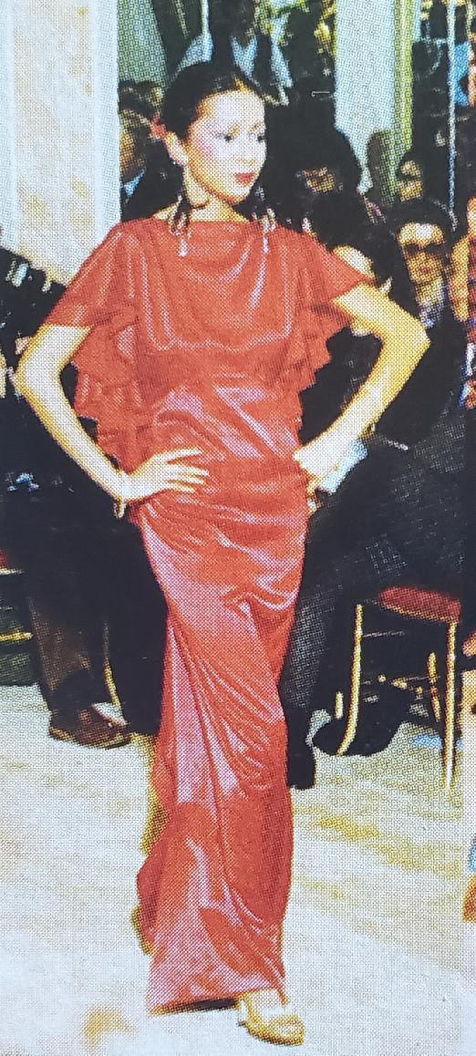Gorgeous Yves Saint Laurent documented couture gown from his iconic 1979 spring-summer collection. We found the garment to be just as fabulous worn backwards so we styled both ways for you! It is insanely chic with its unique flamenco flutter. The