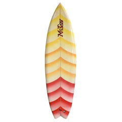 Vintage 1980 McCoy Twin Fin Surfboard by Greg Pautsch