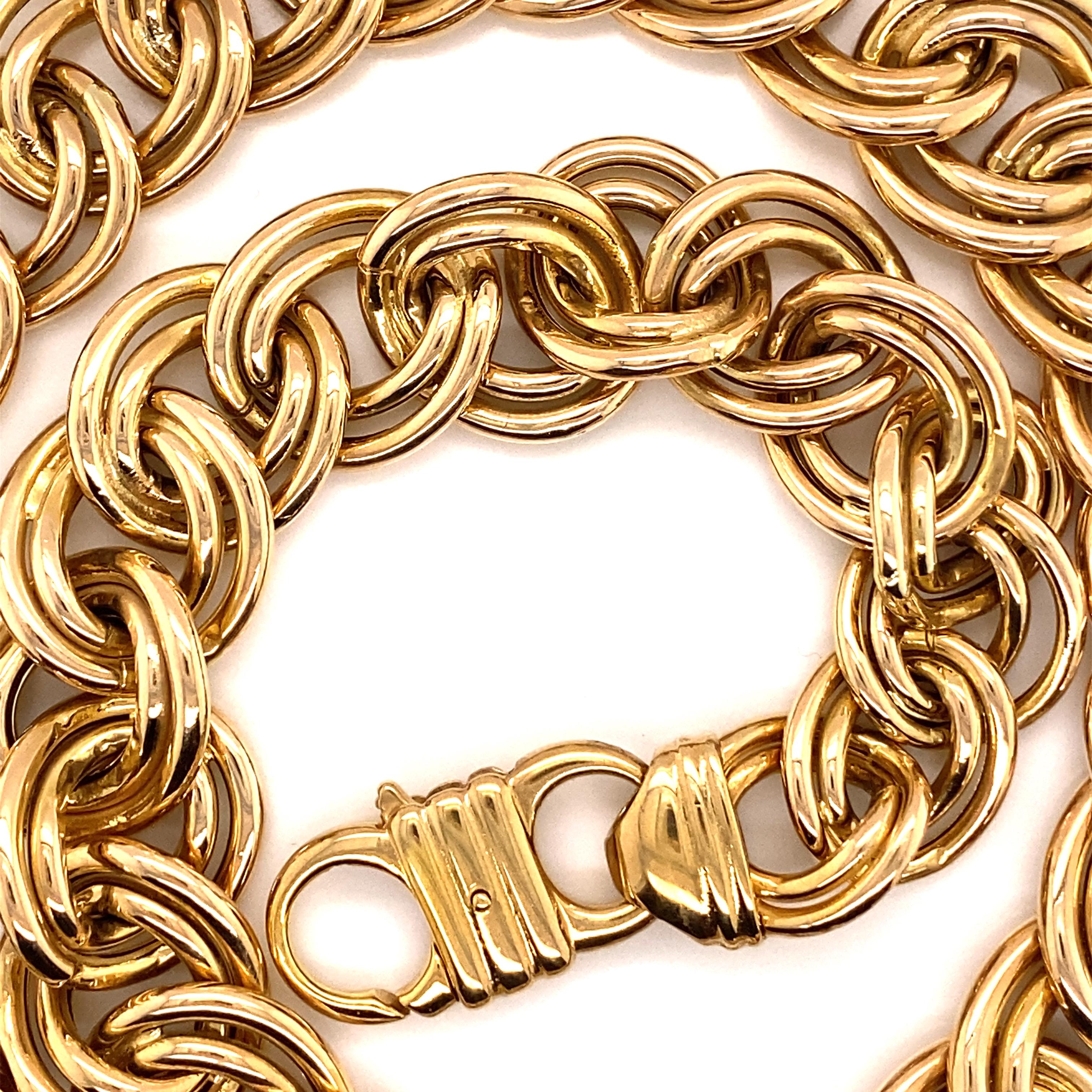 1980s gold chain