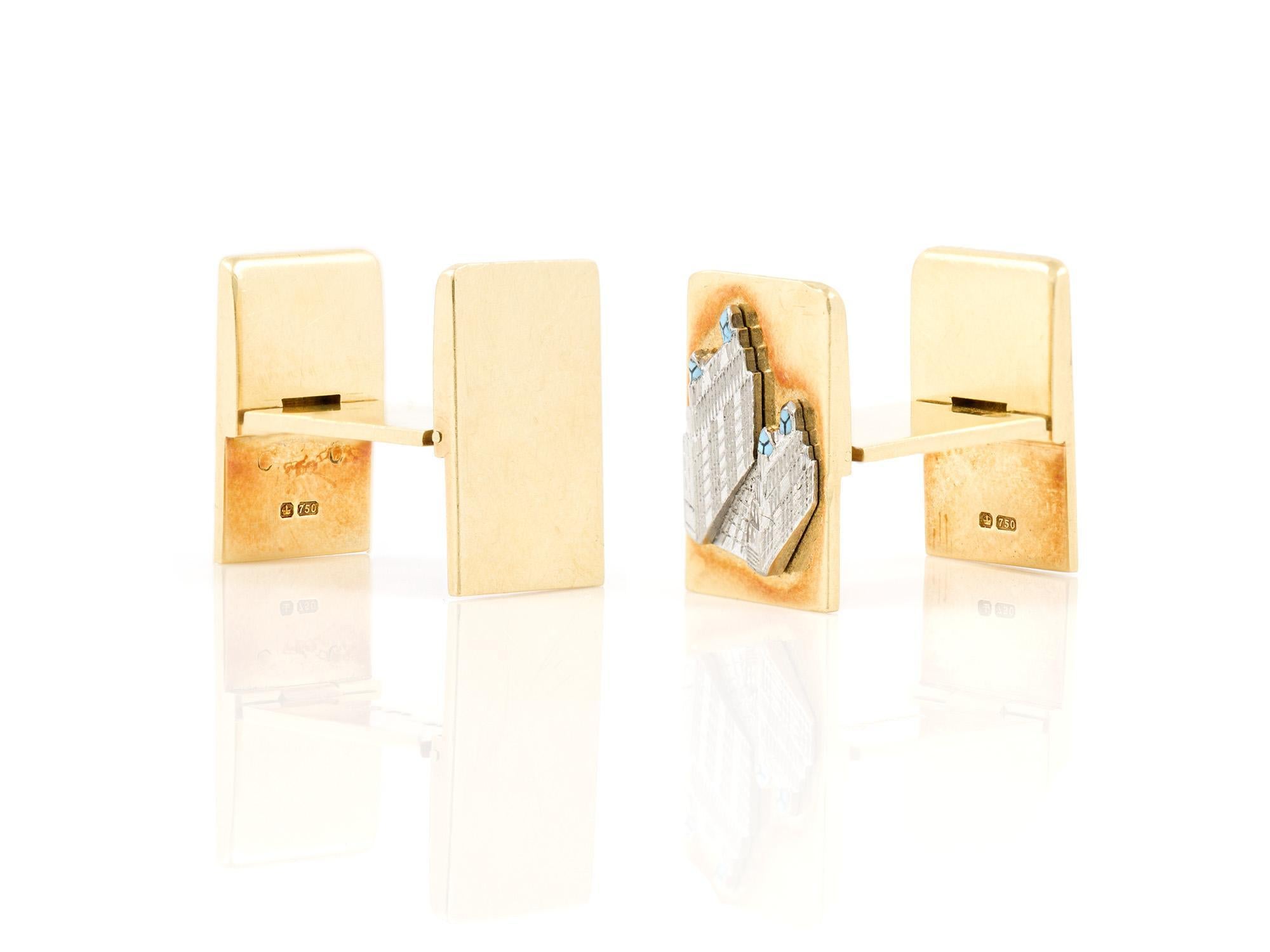 Finamente elaborada en oro amarillo de 18 quilates y platino.
Cantado por Asprey
Alrededor de 1980
Viene con su caja original.