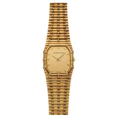 Vintage 1980s Audemars Piguet Bamboo 2508 18K YG Manual Champagne Dial