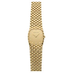 Vintage 1980s Audemars Piguet Cobra 18k Gold Diamond Dial Manual 26 mm