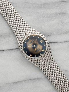 Vintage 1980s Audemars Piguet Cobra 5403 18K WG Blue Patina Dial Auto 35mm