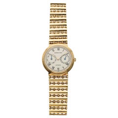 Vintage 1980s Audemars Piguet Day-Date 25573BA 18K YG Cream Dial Auto 33mm