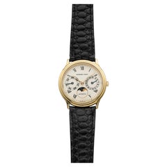 Vintage 1980s Audemars Piguet Day-Date Moonphase 25589BA 18K YG Automatic 33mm