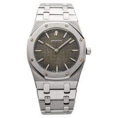 Vintage 1980s Audemars Piguet Royal Oak 56143ST Steel Tropical Dial Quartz 33mm