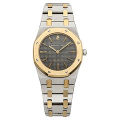 Vintage 1980 Audemars Piguet Royal Oak 56303SA Two-Tone Grey Dial Quartz 33 mm