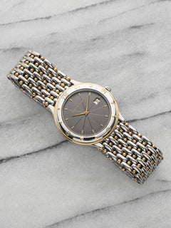 Vintage 1980s Audemars Piguet Two-Tone Grey 'Hash' Dial Quartz 34mm