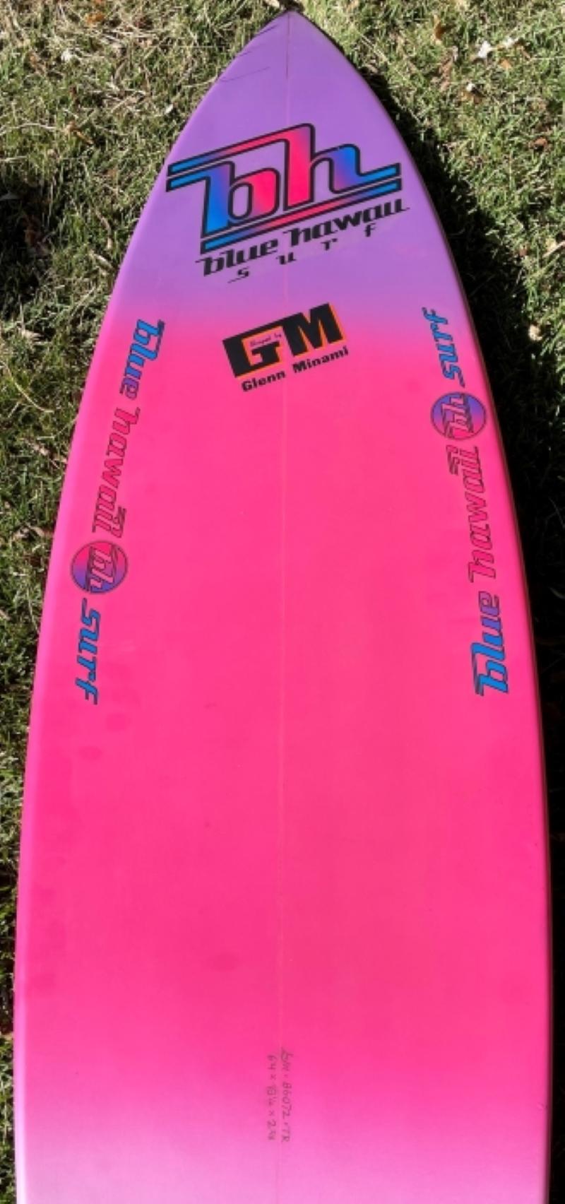 blue hawaii surfboard for sale