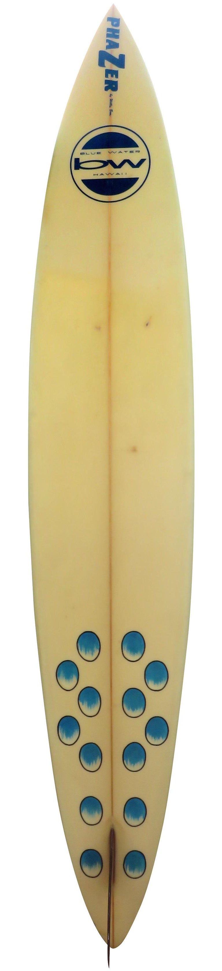 Vintage 1980s Blue Water Hawaii Big Wave Surfboard For Sale at 1stDibs