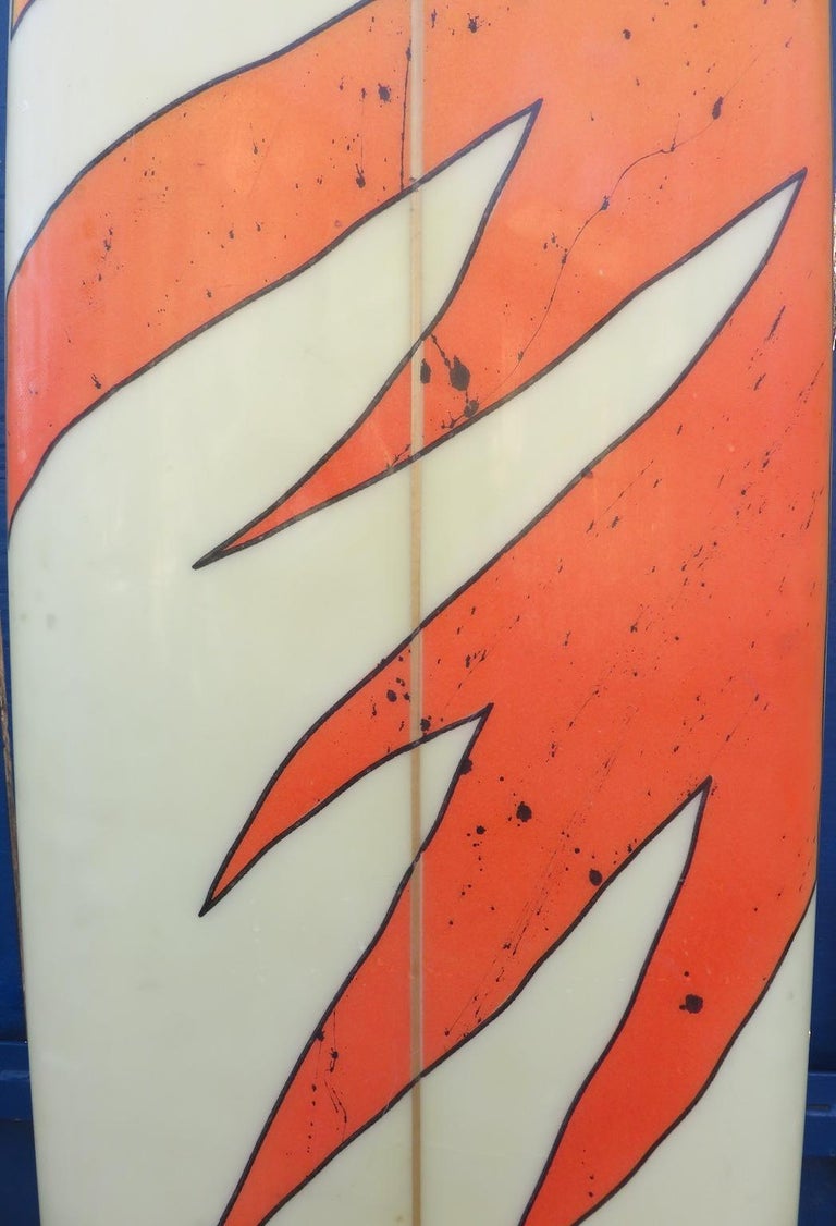 Vintage 1980s Blue Water Hawaii Big Wave Surfboard For Sale at 1stDibs