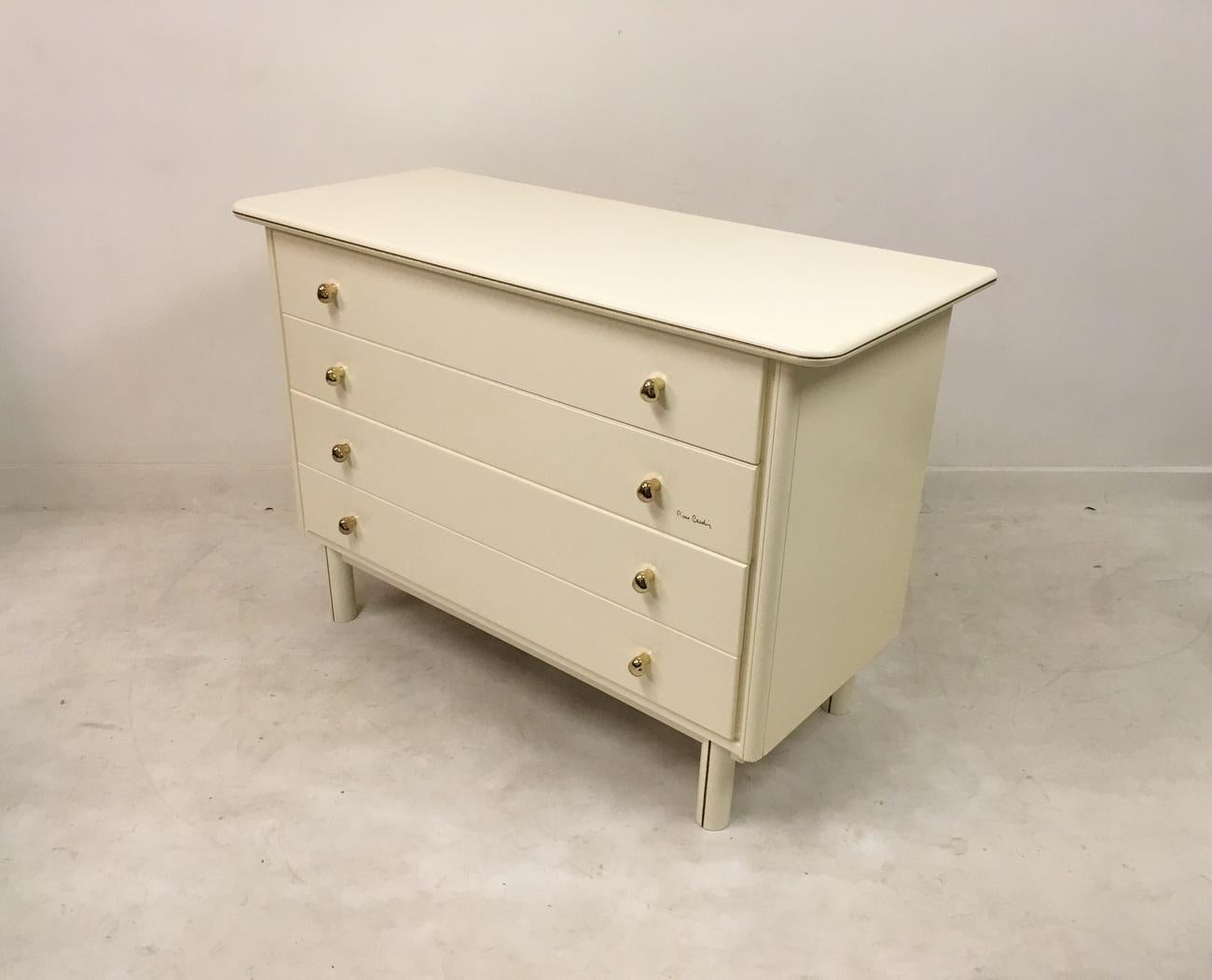 20th Century Vintage 1980s Chest of Drawers by Pierre Cardin For Sale