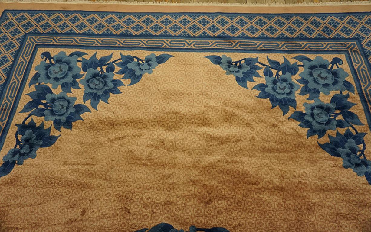 Vintage 1980s Chinese Peking Carpet For Sale 3