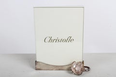 Vintage 1980s Christofle Silver-Plated Anémone Floating Frame - NOS in Box