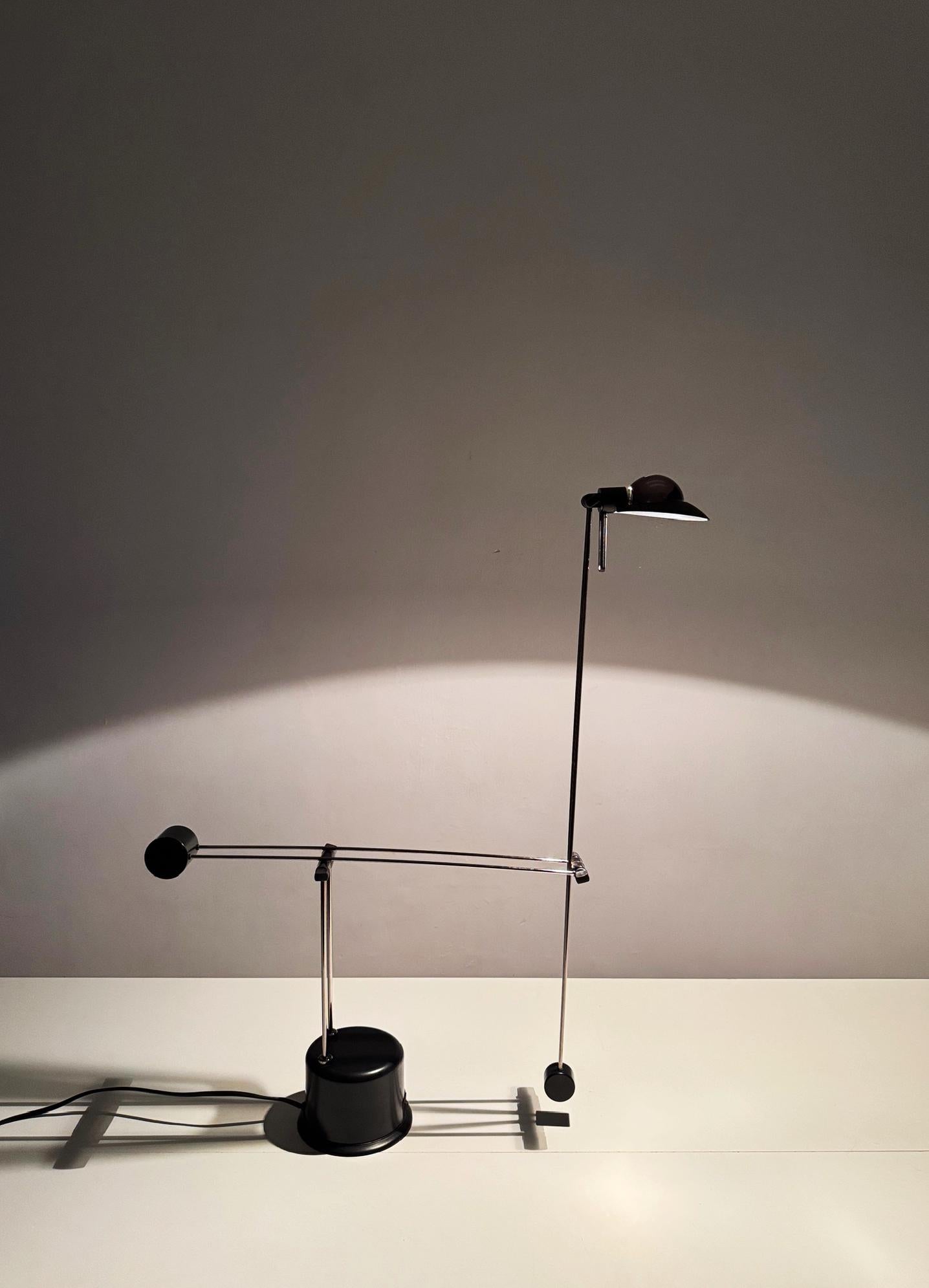 Vintage 1980s Counterbalance Desk Lamp by Massive, Belgium 2