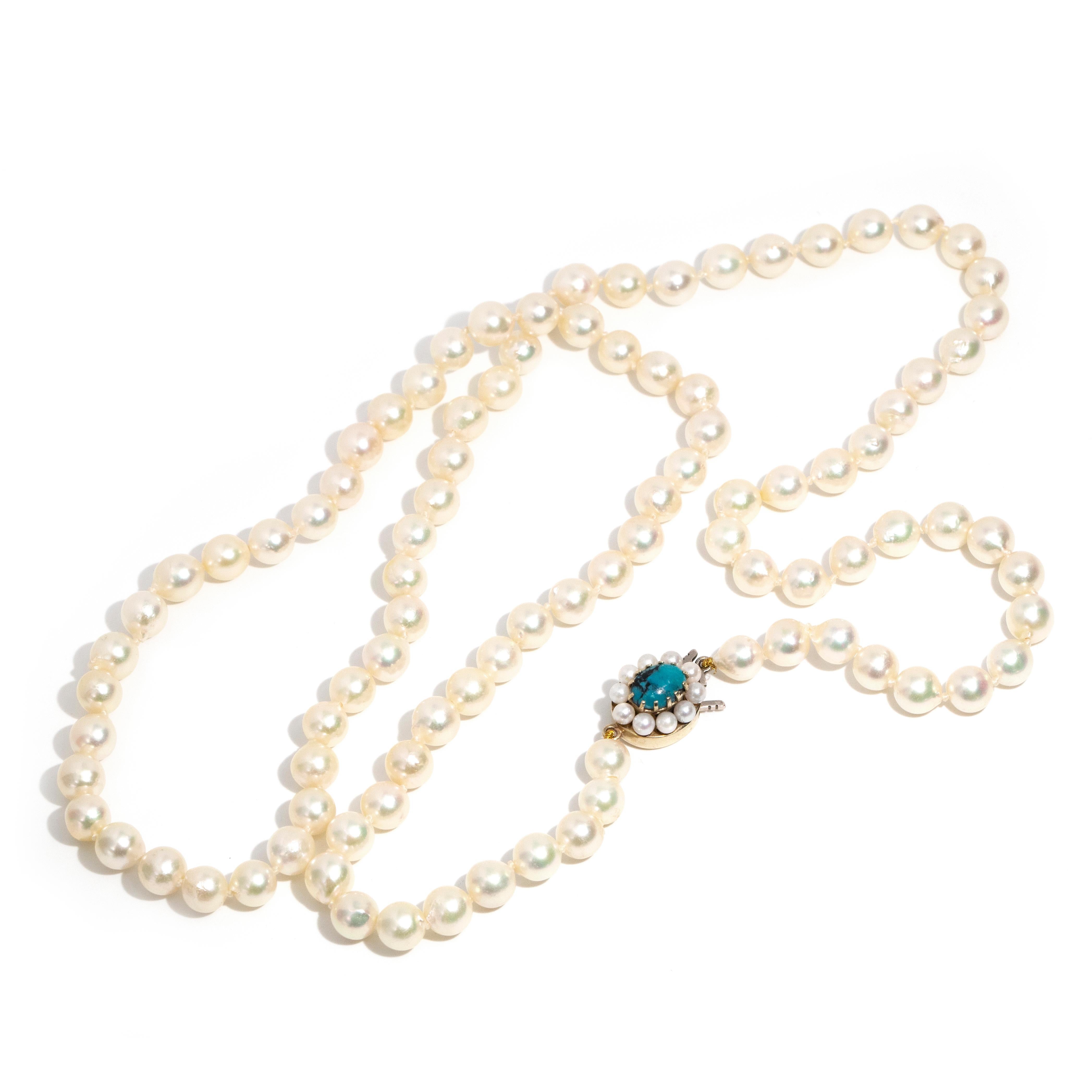 old pearl necklace clasp
