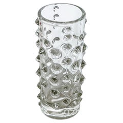 Clear decorative Vase with spikes