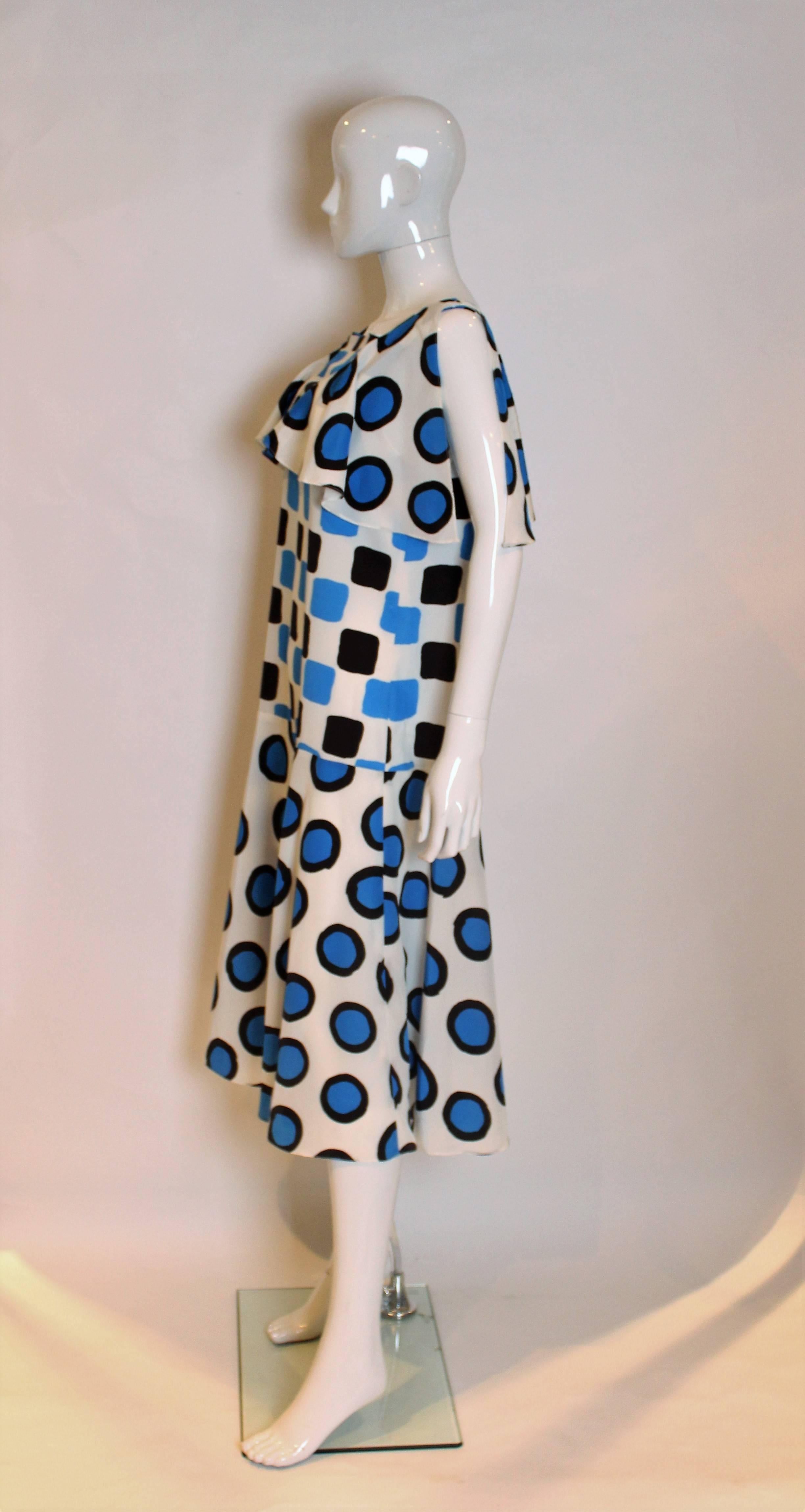 Vintage 1980s dress by Christina Strambolia In Good Condition In London, GB