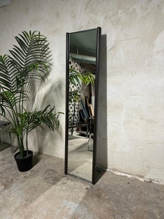 Vintage 1980s Freestanding Mirror, Tall Frame, Timeless Design, 63”