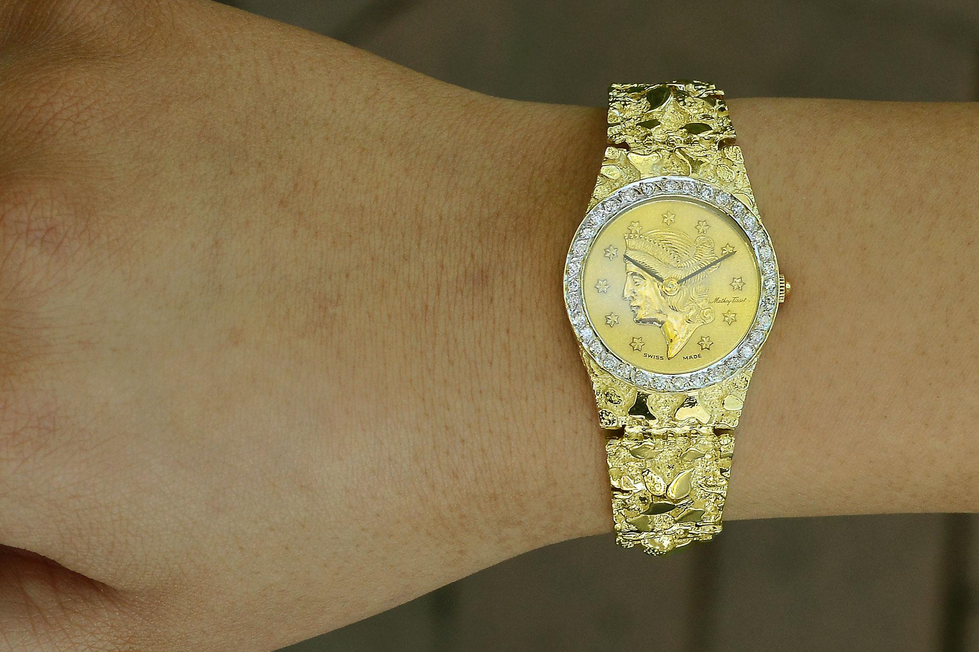 gold nugget watch