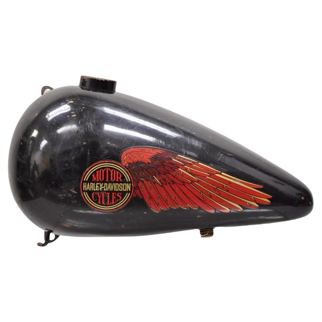 Vintage 1980s Harley Davidson Motorcycle Electra-Glide Shovelhead Fuel Gas Tank