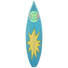 Vintage 1980s Hawaiian Island Creations 'HIC' Surfboard by Gabe Garduque