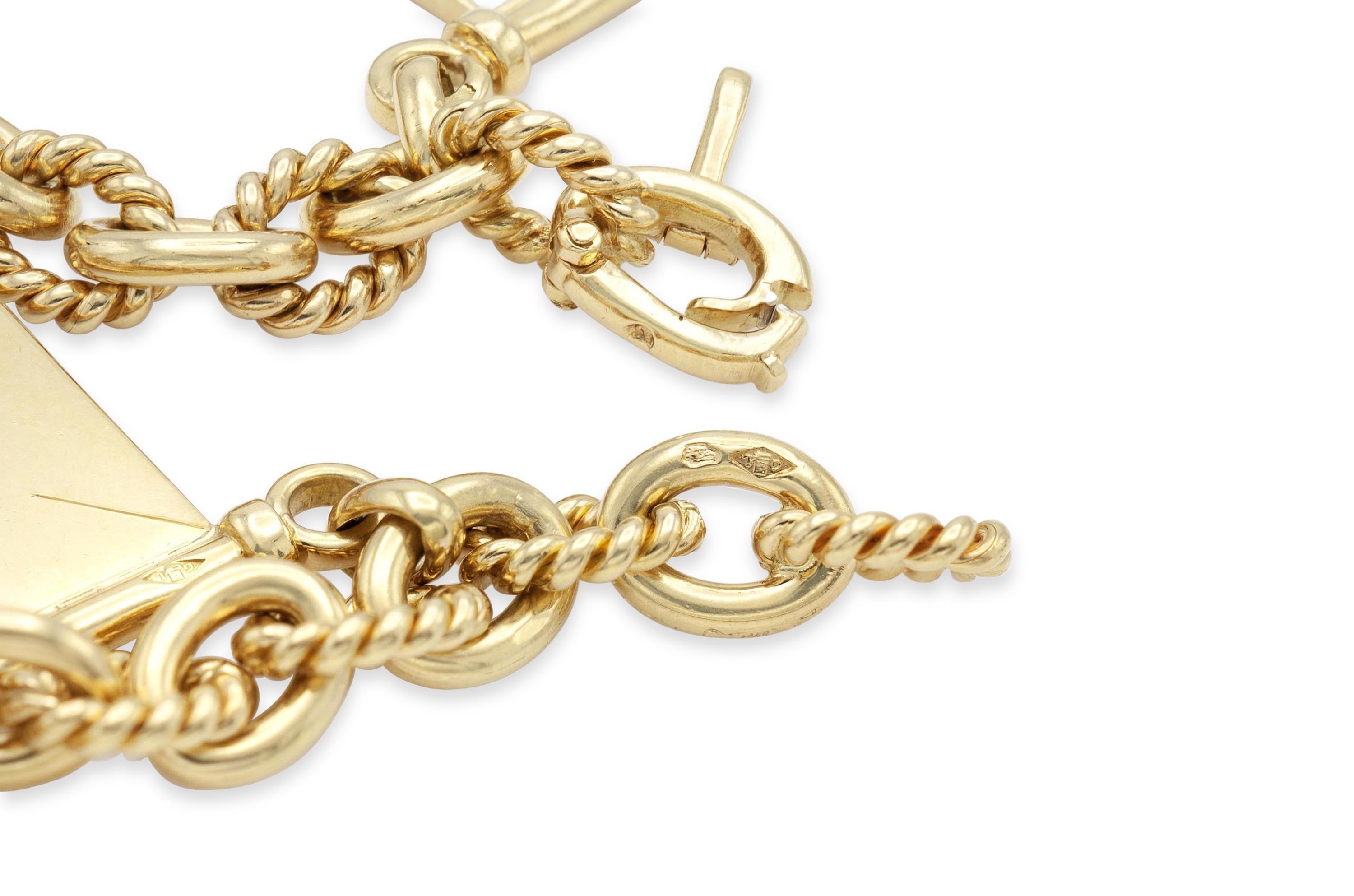Donna Braccialetto charme con bandiere nautiche Hermes vintage anni '80 in vendita
