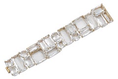 Bracciale di cristallo di rocca H. Stern, vintage anni '80