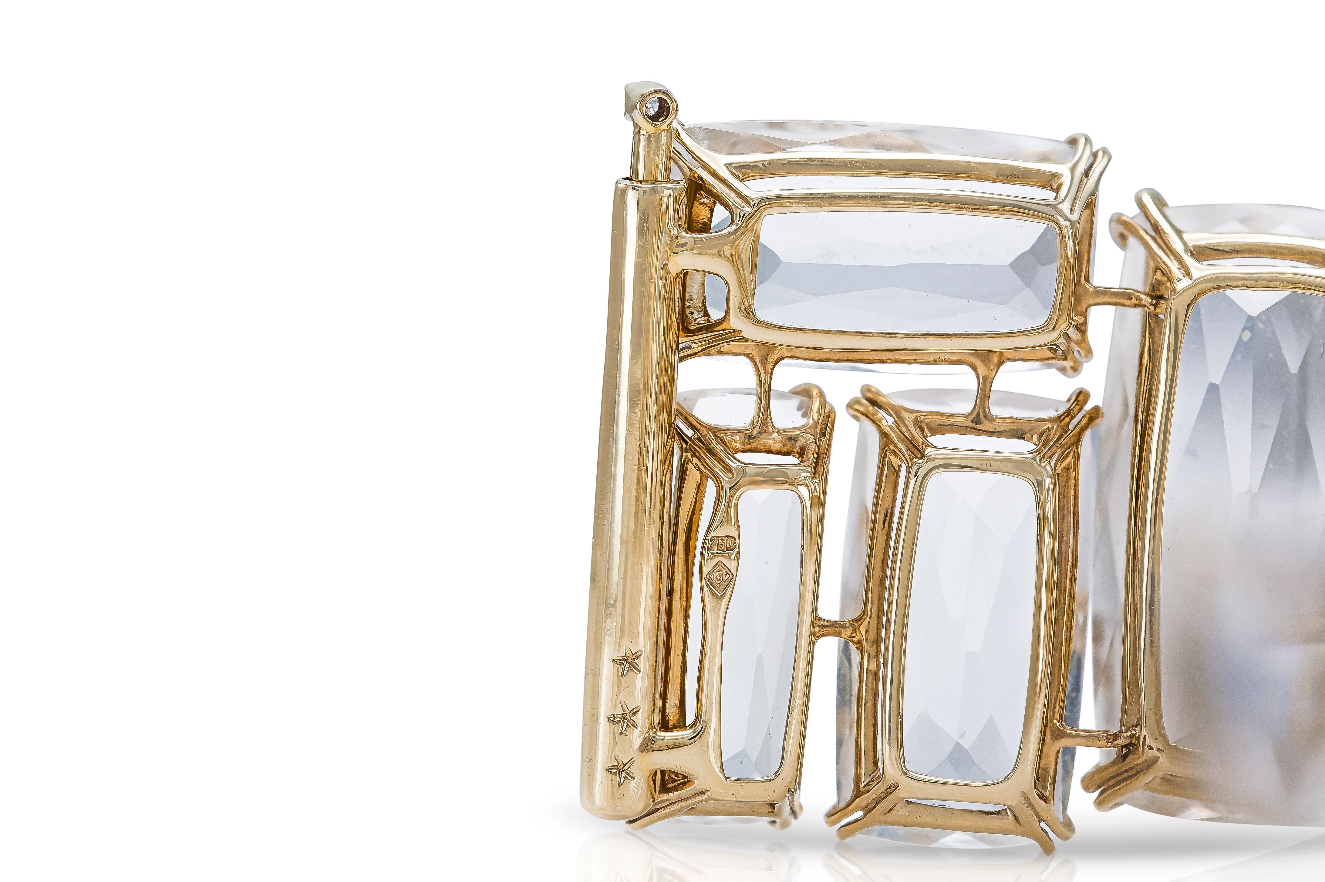 Vintage 1980er H.Stern Bergkristall-Armband, Vintage im Zustand „Gut“ im Angebot in New York, NY