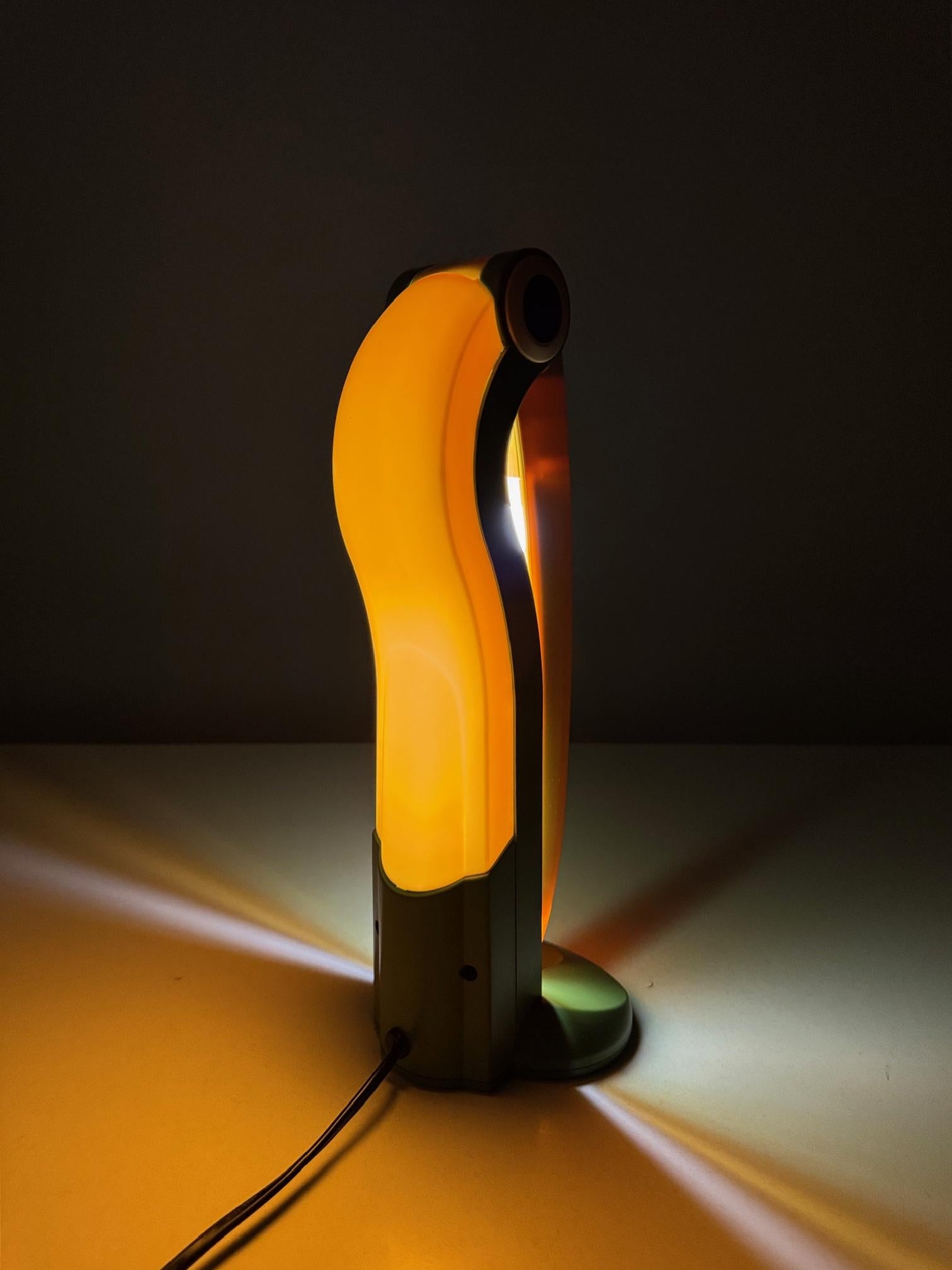 Vintage 1980 H. AT&T. Lampe de bureau Huang Toucan, Taiwan en vente 5