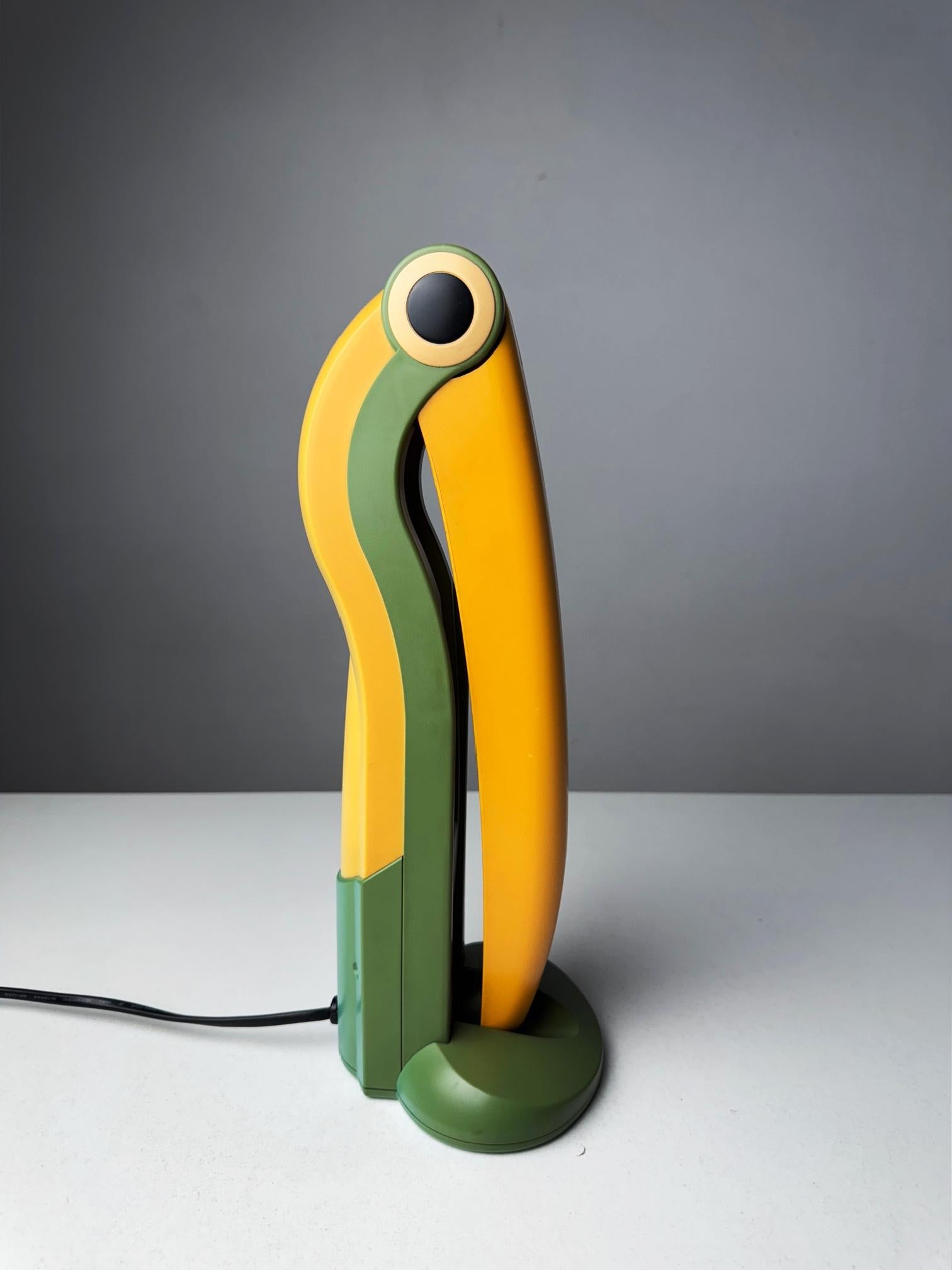 Vintage 1980 H. AT&T. Lampe de bureau Huang Toucan, Taiwan en vente 2
