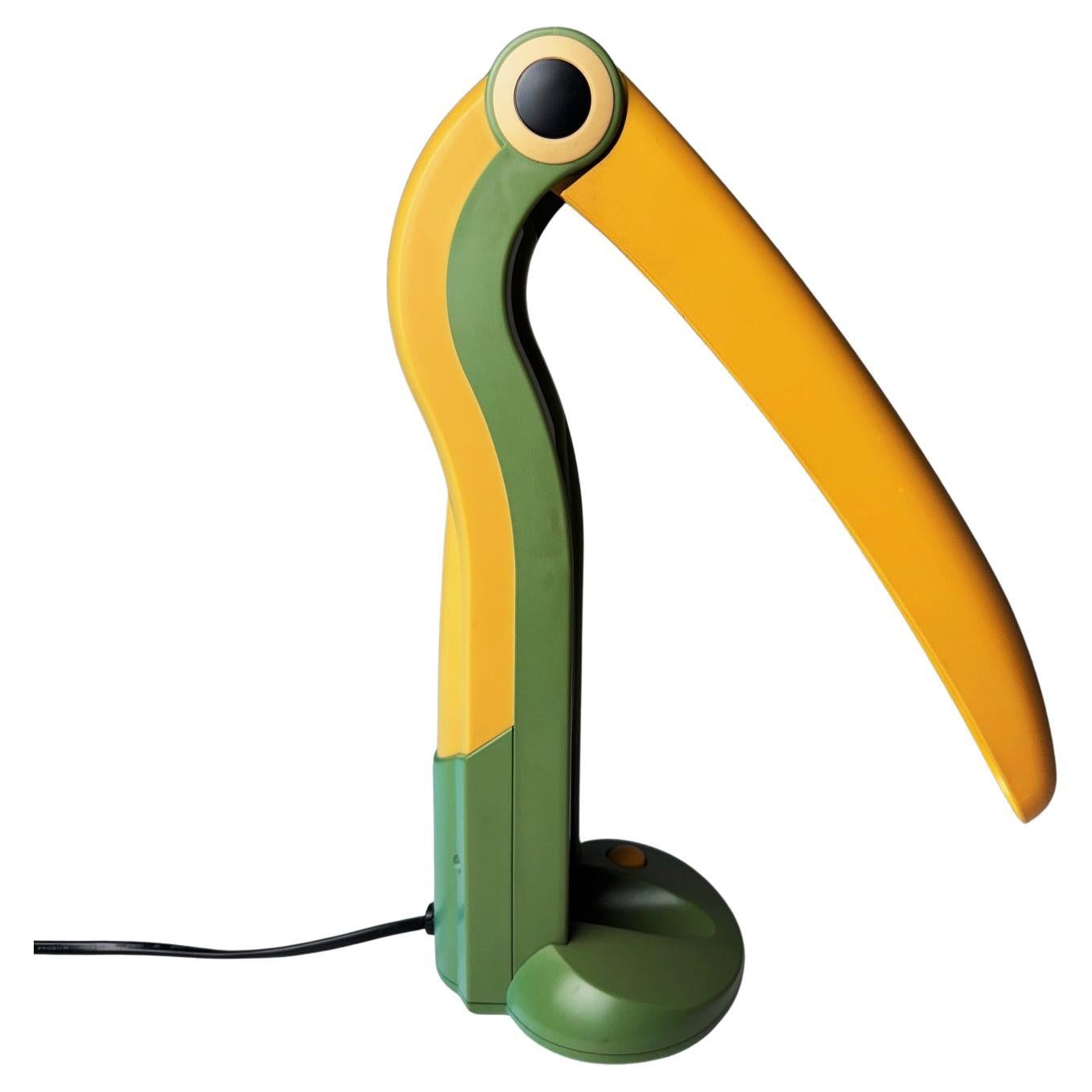 Vintage 1980 H. AT&T. Lampe de bureau Huang Toucan, Taiwan en vente