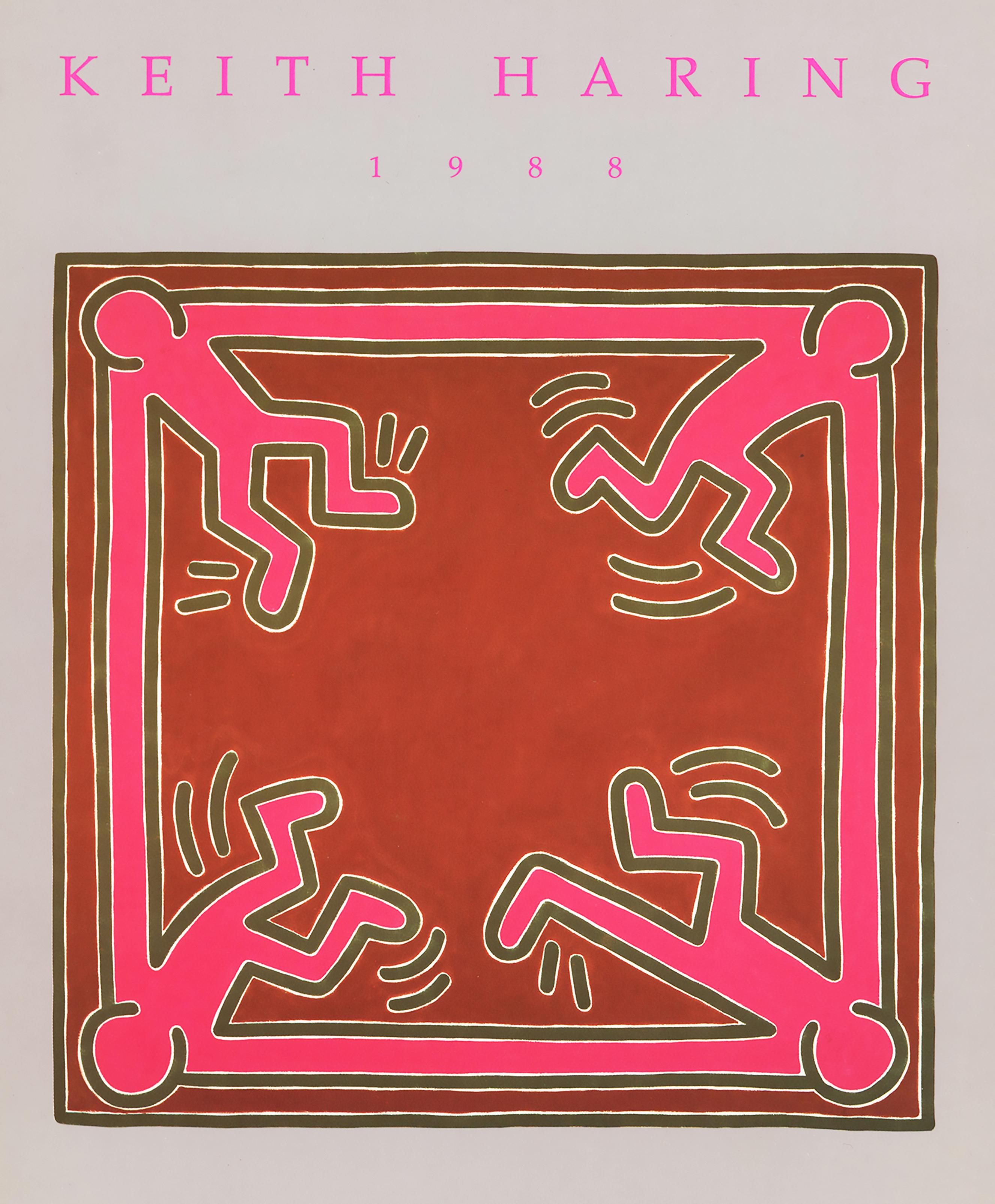 Vintage 1980s Keith Haring Exhibition Catalog In Good Condition For Sale In Brooklyn, NY
