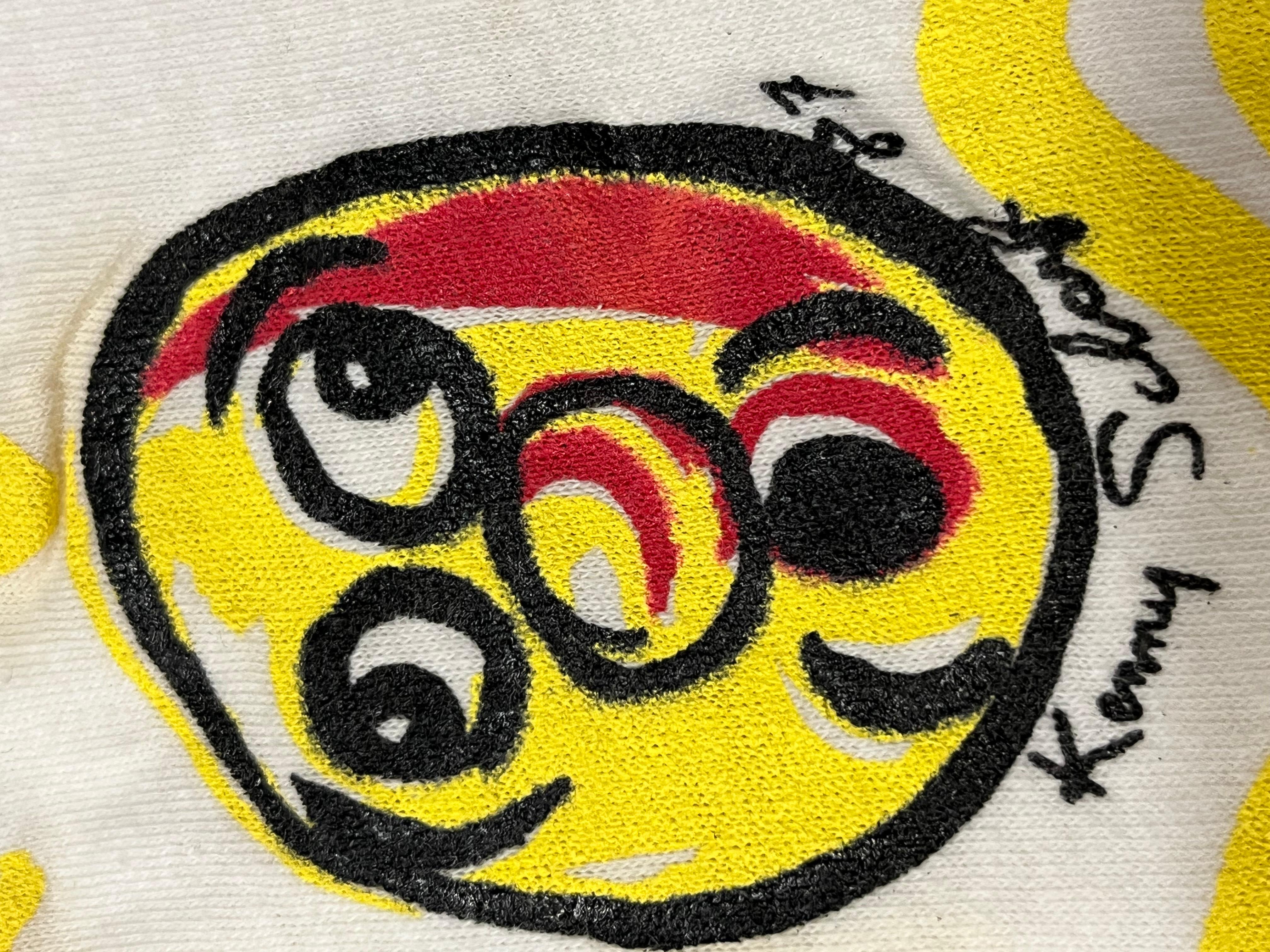Camiseta vintage de los años 80 de Kenny Scharf (Kenny Scharf 1987) Algodón en venta