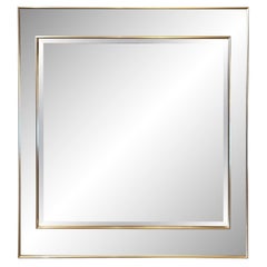 Miroir LaBarge vintage des années 1980 avec détails en or rose