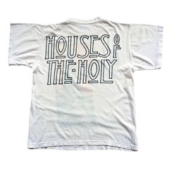 Vintage 1980s Led Zeppelin Houses of the Holy Rock Band T-Shirt Large