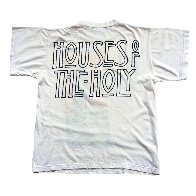 Vintage 1980s Led Zeppelin Houses of the Holy Rock Band T-Shirt 