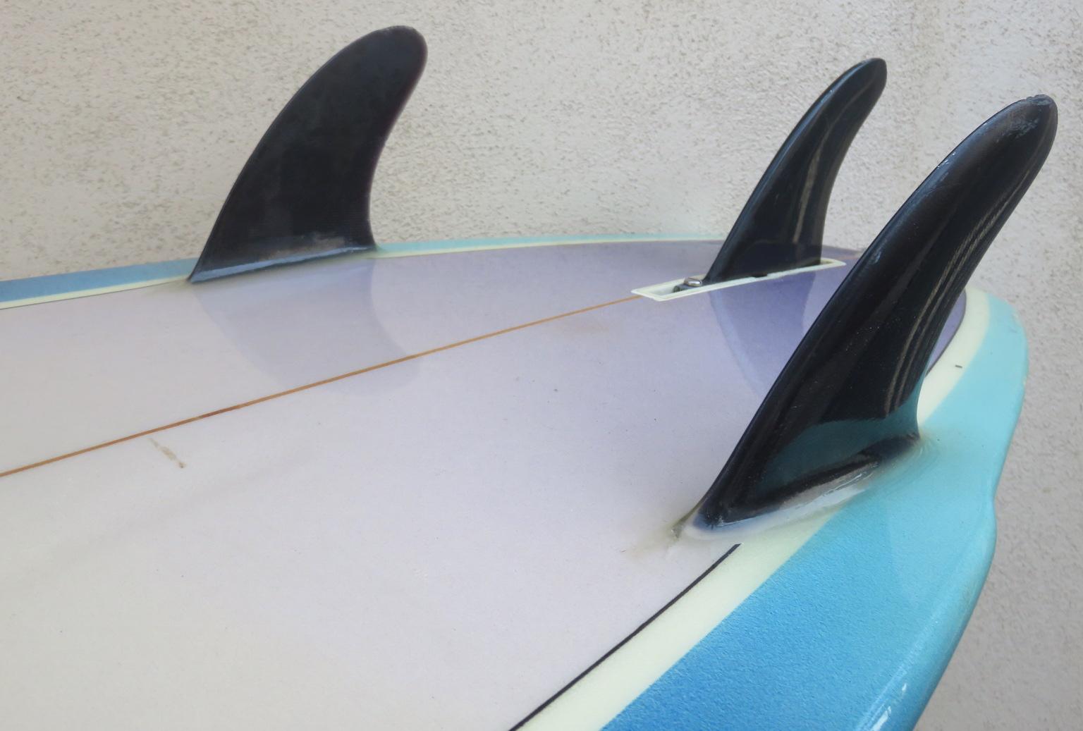 Fin du 20e siècle Vintage 1980 Lightning Bolt Bobby Owens Pro Model Surfboard