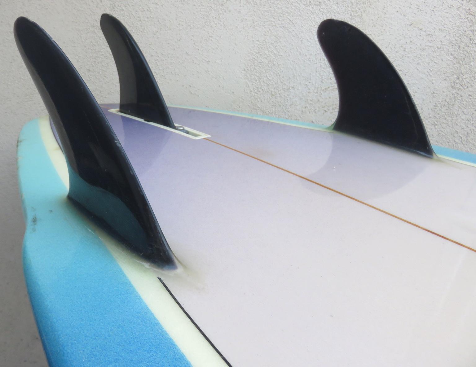 Vintage 1980s Lightning Bolt Bobby Owens Pro Model Surfboard In Good Condition In Haleiwa, HI