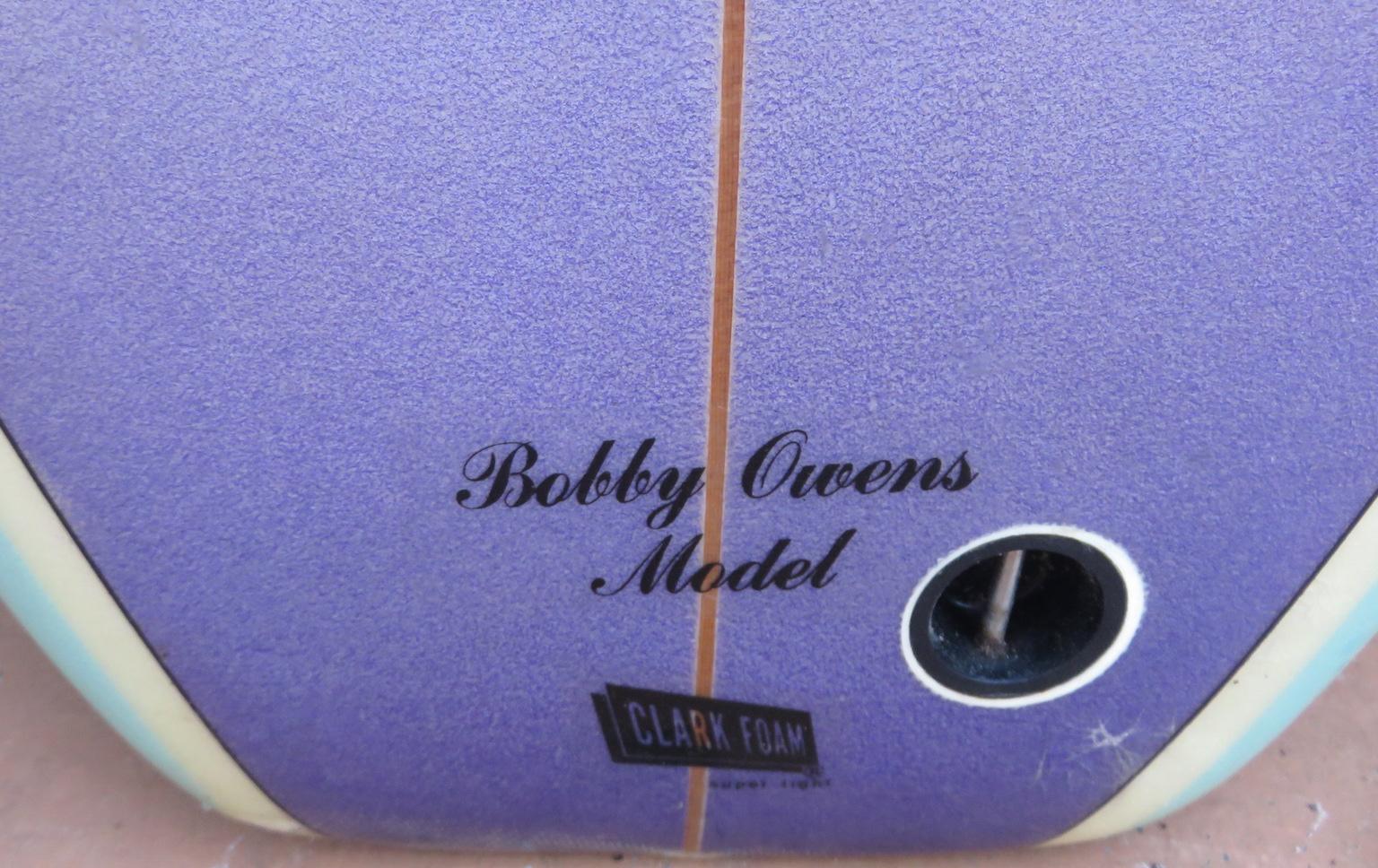 Fiberglass Vintage 1980s Lightning Bolt Bobby Owens Pro Model Surfboard