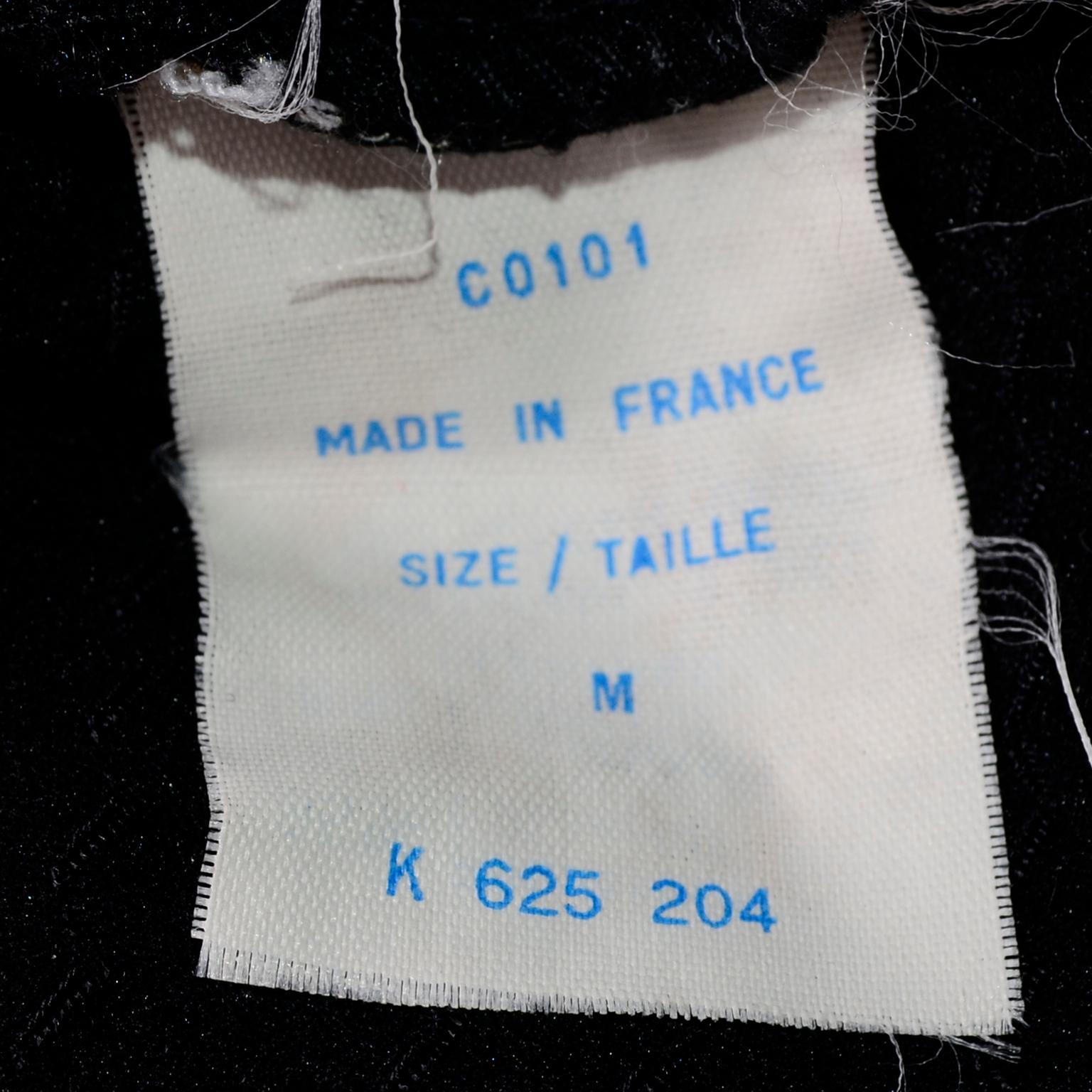 1988 Patrick Kelly Paris Vintage Crinkle Ruched Black Bodycon Dress 7