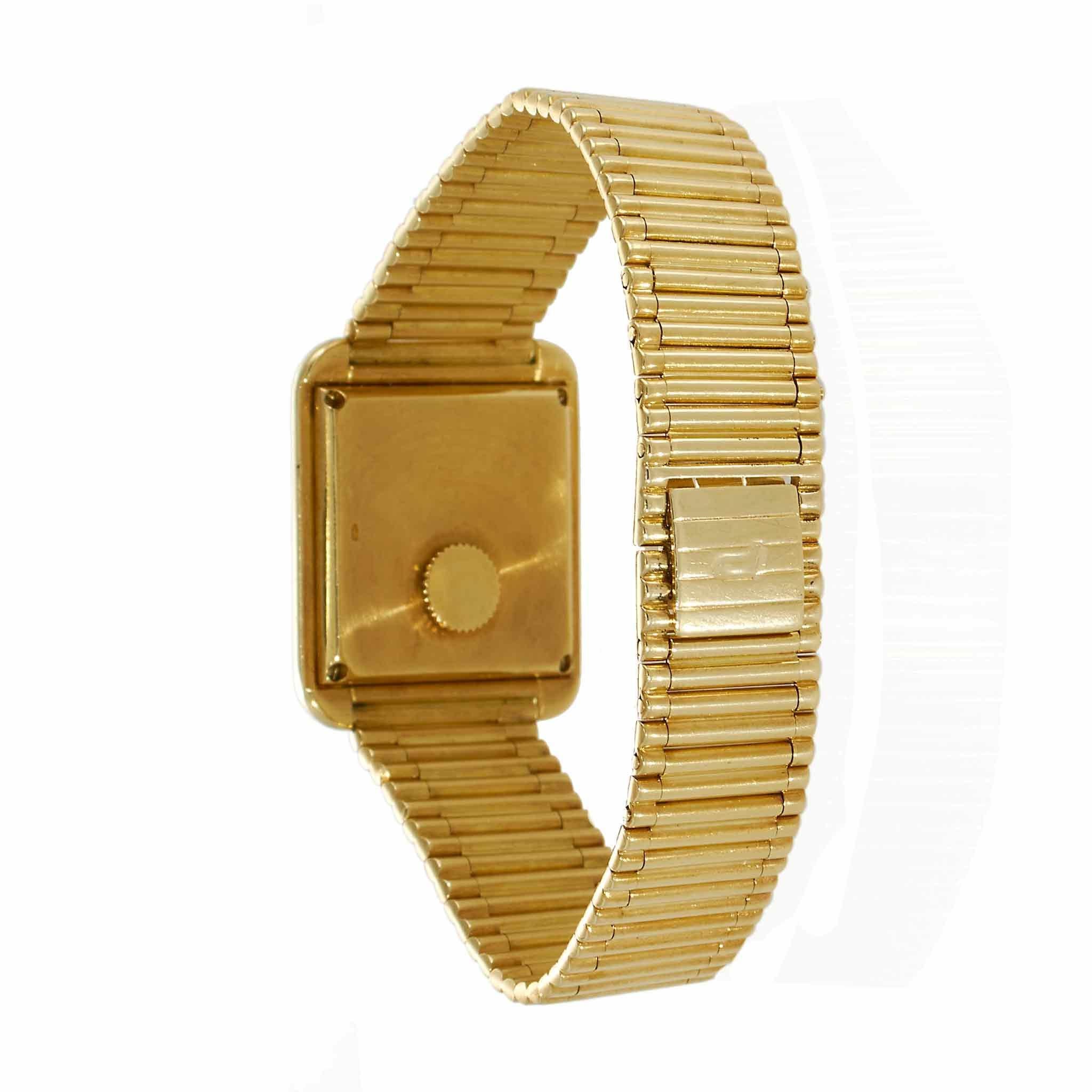 Orologio d'epoca anni '80 Piaget in oro giallo 18KT - Quarzo Cal. 757P in vendita 4