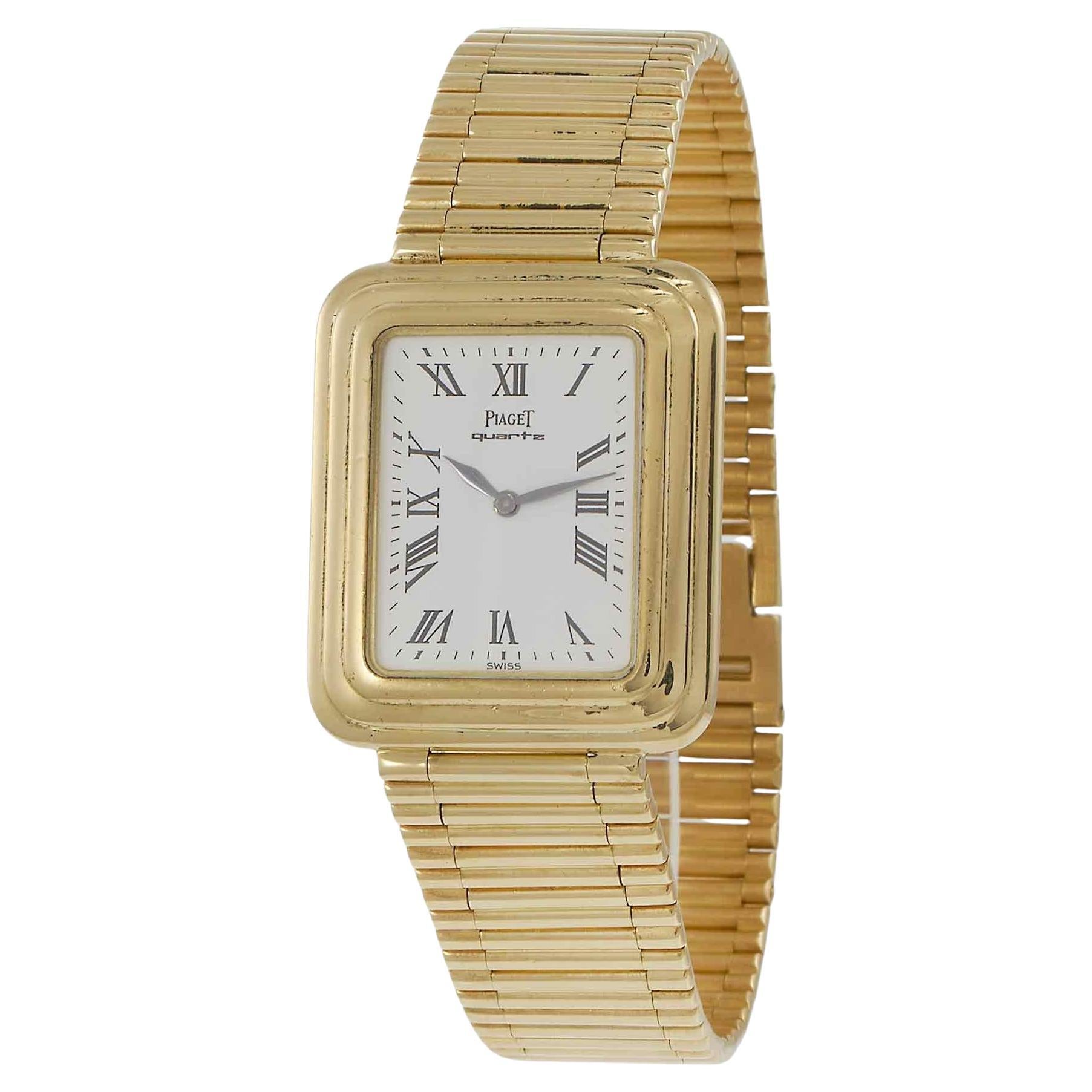 Orologio d
epoca anni 
80 Piaget in oro giallo 18KT - Quarzo Cal. 757P