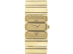 Vintage 1980s Piaget Gold Polo Watch for Van Cleef & Arples