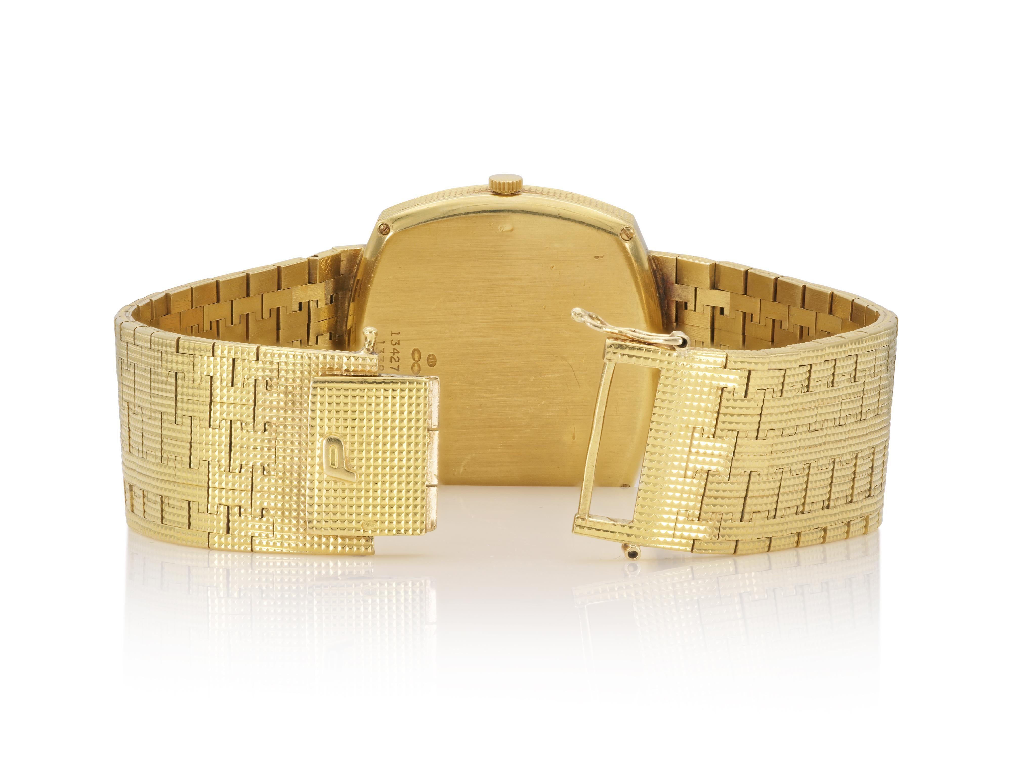 Men's Vintage 1980s Piaget Gold Watch For Sale