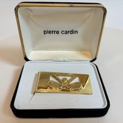 Vintage 1980 Pierre Cardin Golf Money Clip in Original Box