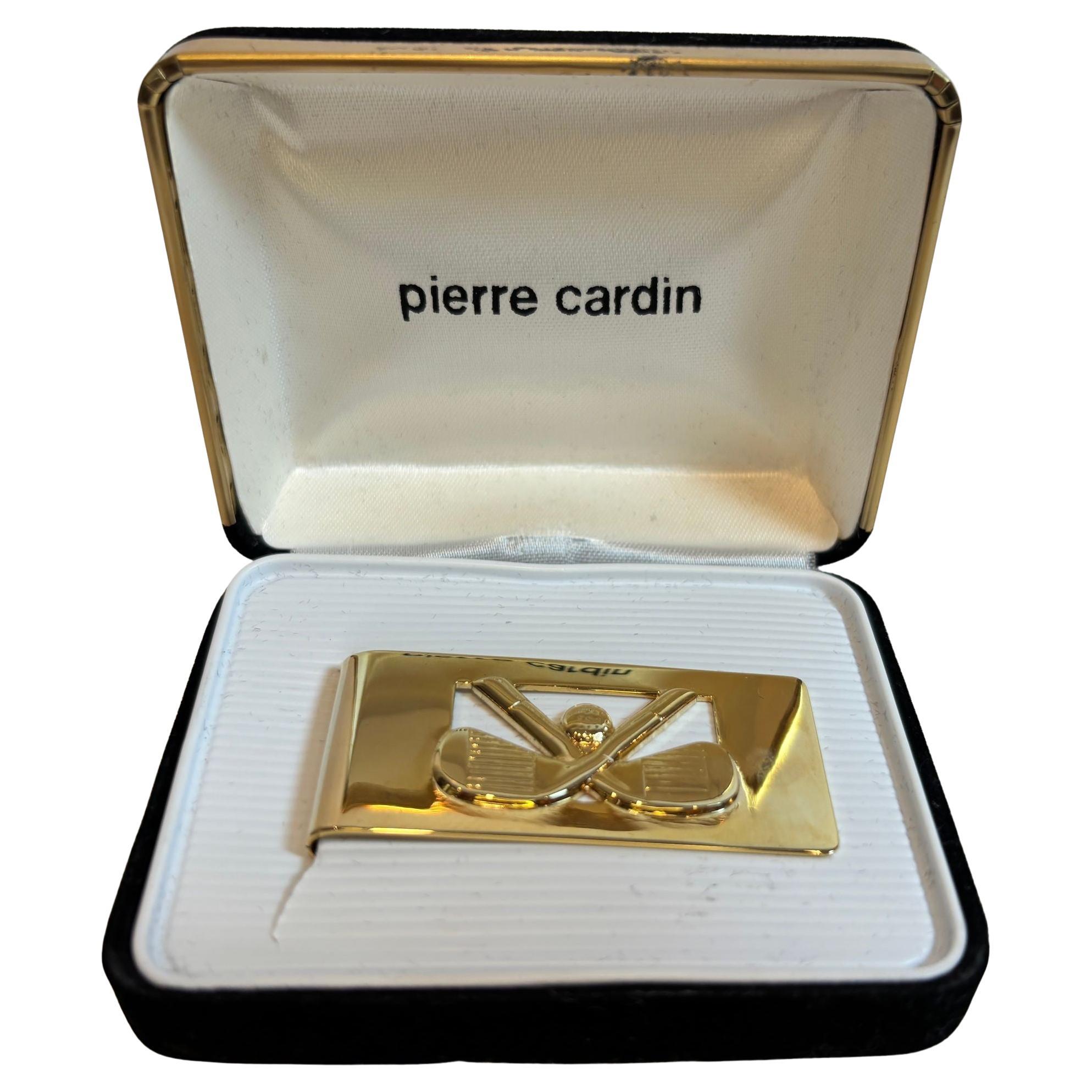 Vintage 1980er Pierre Cardin Golf Geldklammer in Originalverpackung