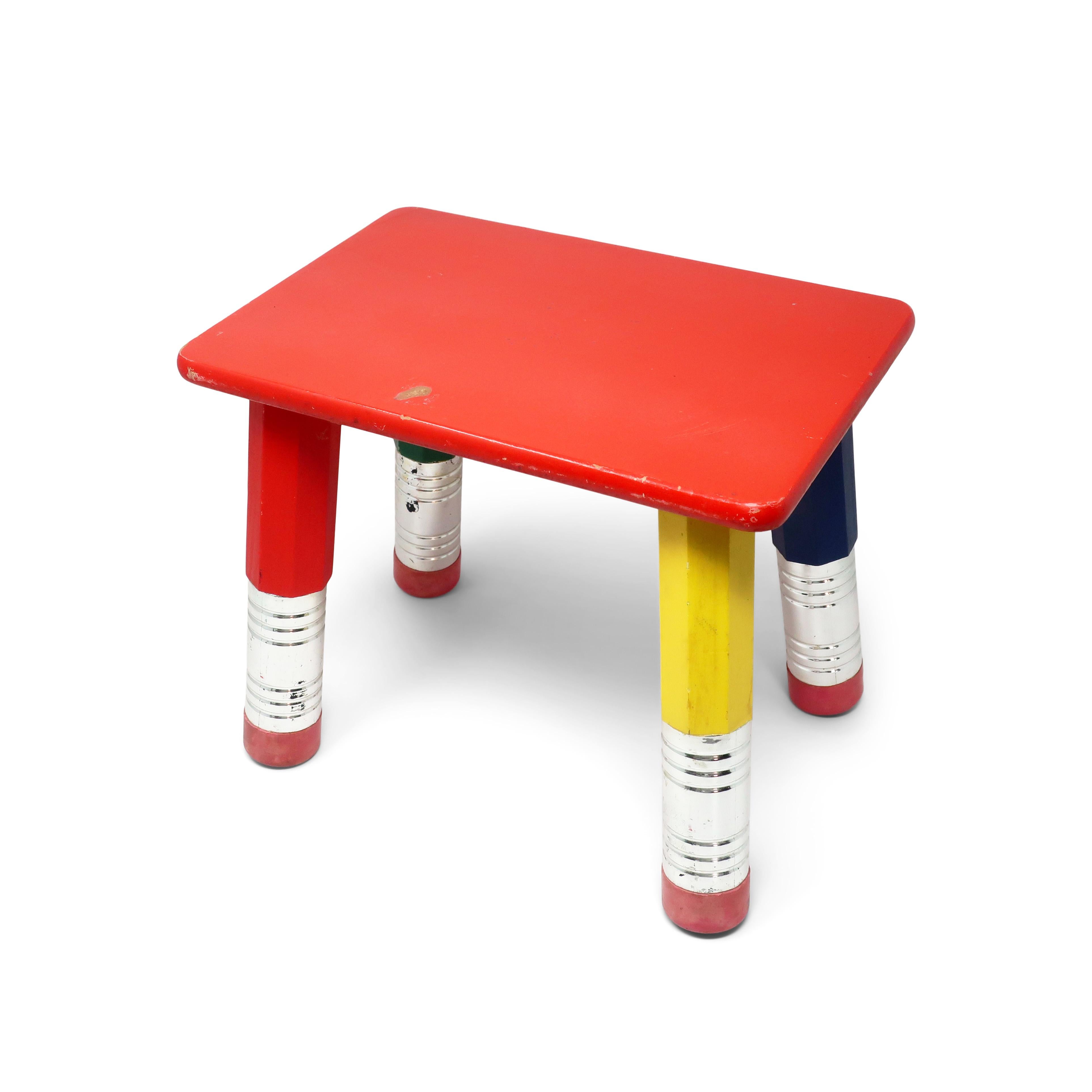 Vintage 1980s Pierre Sala Pencil Stool 1
